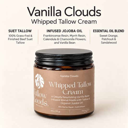 Vanilla Clouds Whipped Tallow Cream