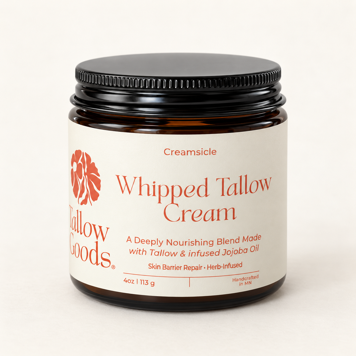 Citrus Whipped Tallow Cream