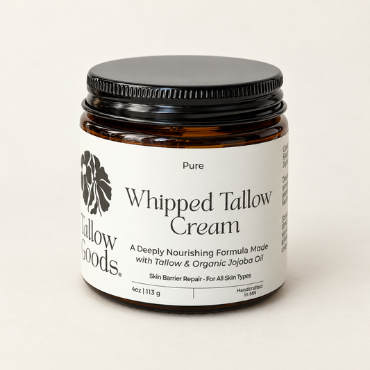 Pure whipped tallow cream (eczema & psoriasis safe)